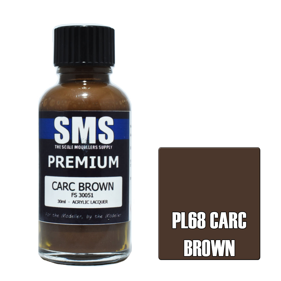 AIR BRUSH PAINT 30ML PREMIUM CARC BROWN  ACRYLIC LACQUER SCALE MODELLERS SUPPLY