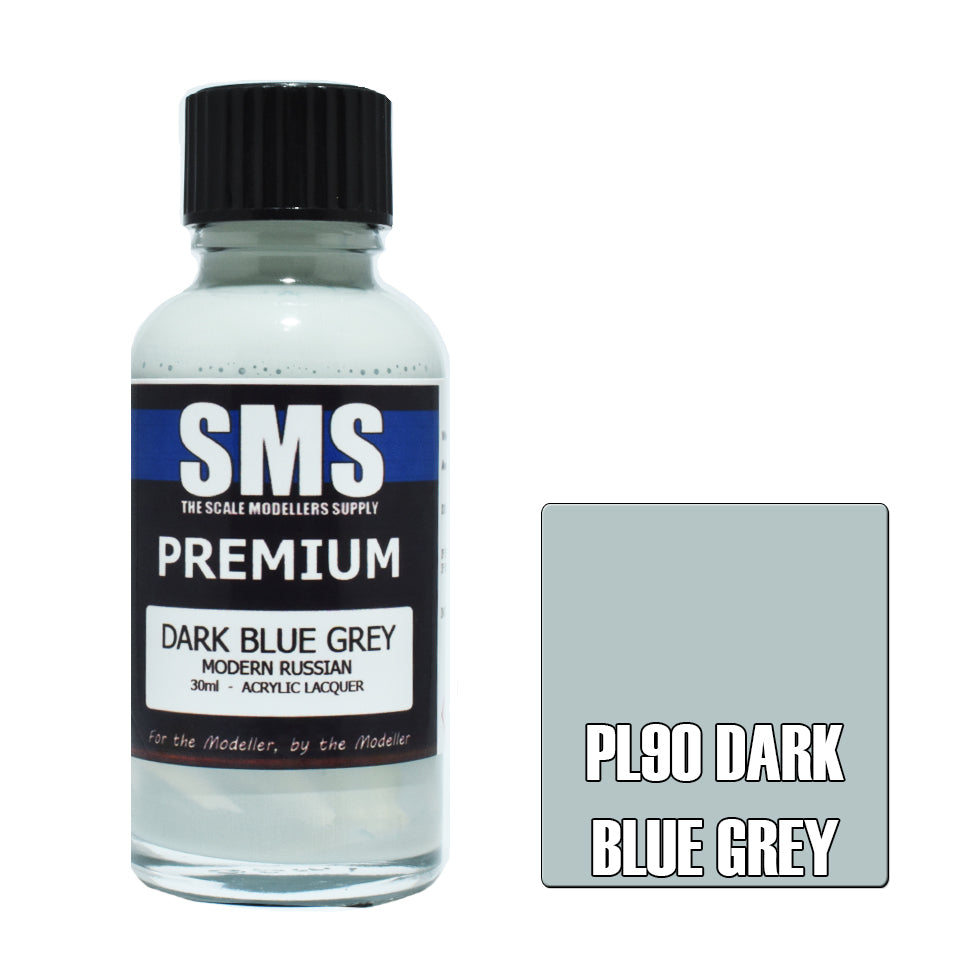 AIR BRUSH PAINT 30ML PREMIUM DARK BLUE GREY  ACRYLIC LACQUER SCALE