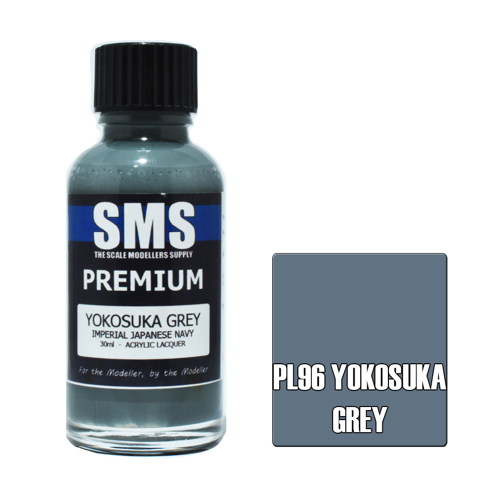 AIRBRUSH PAINT 30ML PREMIUM YOKOSUKA GREY (IJN) ACRYLIC LACQUER SCALE