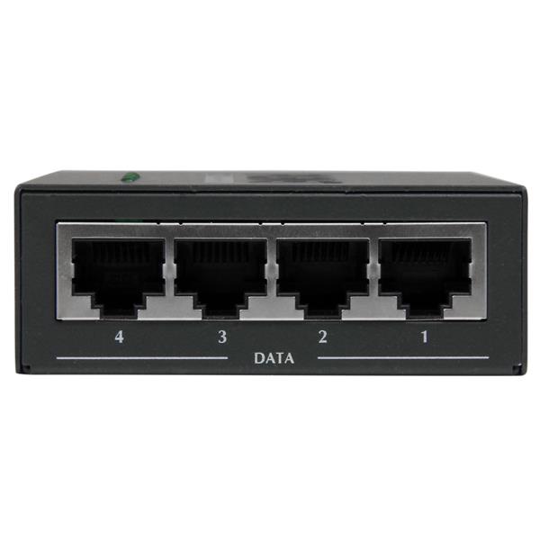 4-Port Gigabit PoE+ Injector - 802.3at/af - Power Devices Easily Without Upgrading Your Switch