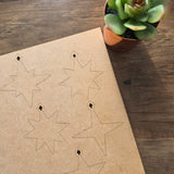 Pop-Out A3 Wall Art: Matariki Stars (Hanging Ornaments) Pop-Out Collection