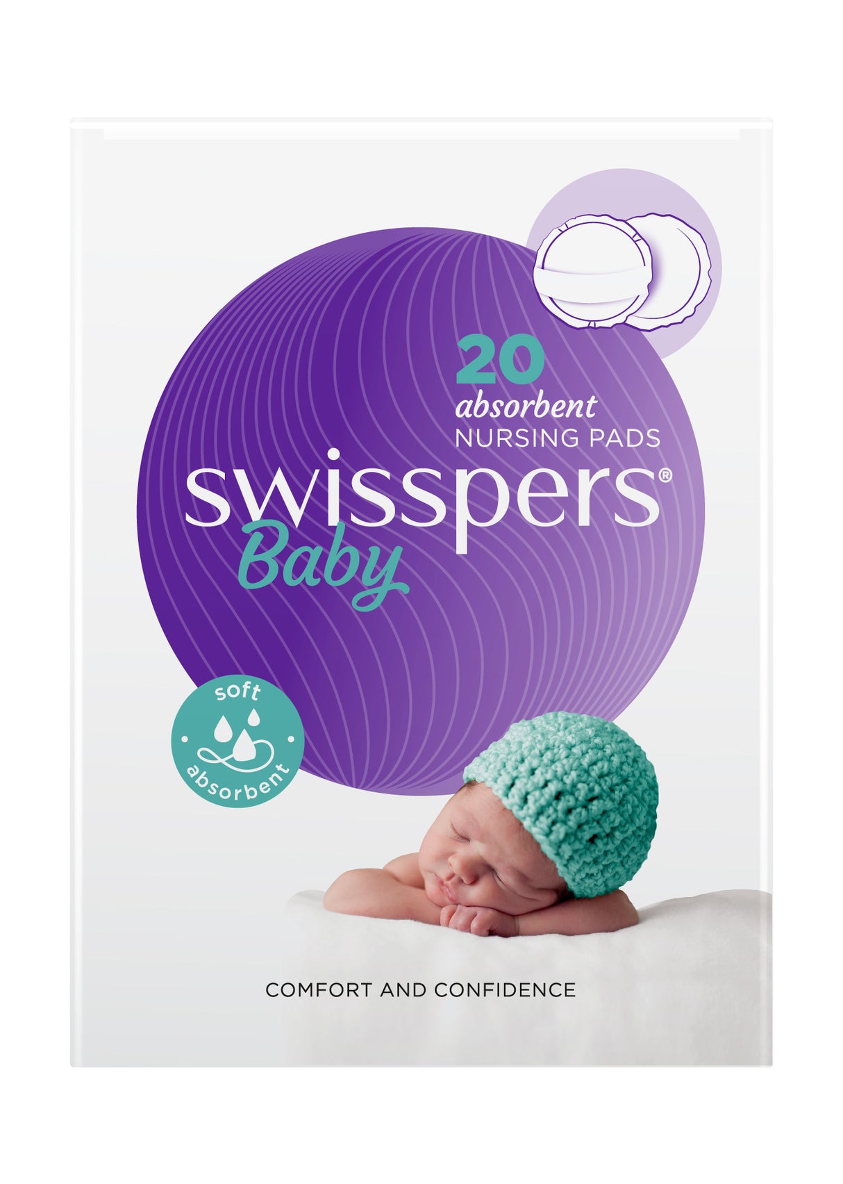 Swisspers Regular Nursing Pads 20's