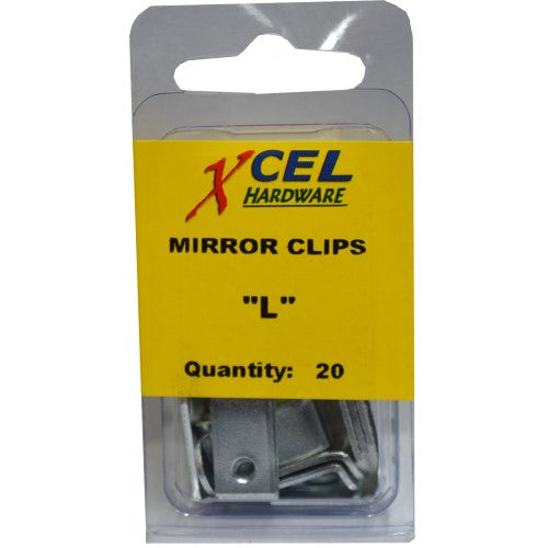 Mirror Clips N.P. "L" Mini   20pp
