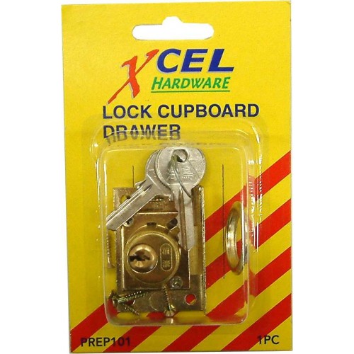 Lock Cupboard/Drawer Xcel    Yale Ptn