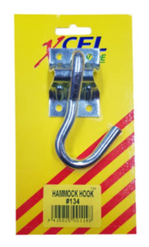 Hammock Hook ZP #134 5/16 x 3-7/8 inch Carded Xcel