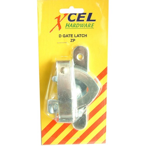 Durable Latch Gate Dee Type #170, 170mm zinc-plated steel latch with self-locking mechanism for secure gate closure.