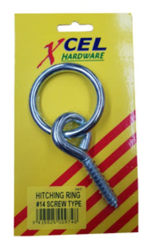 Hitching Ring - Screw Type #14H Carded Xcel