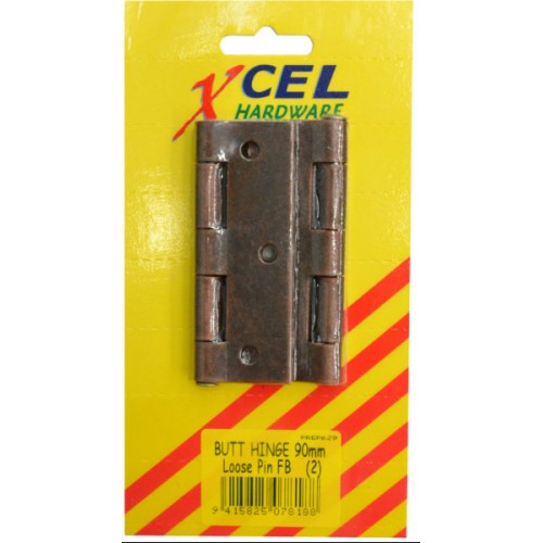 Hinges Butt 90mm Loose Pin Fb  (2)