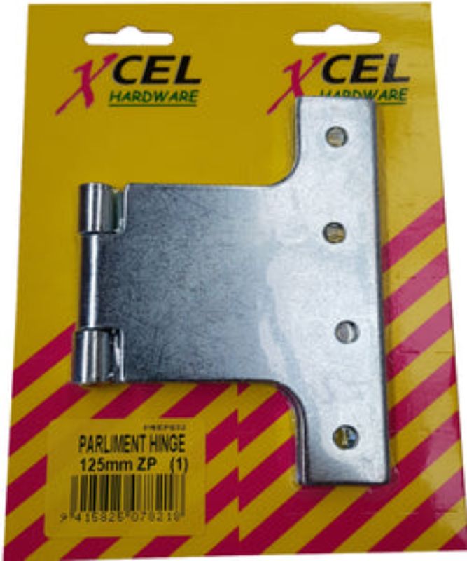 Parliament Hinge ZP 125mm Carded Xcel