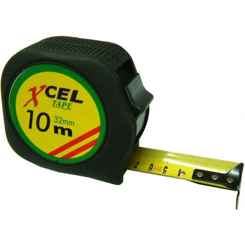 Tape Measure Xcel "Promo" Black Case   10m X 32mm