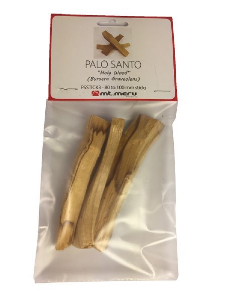 3 Palo Santo Holy Wood Sticks
