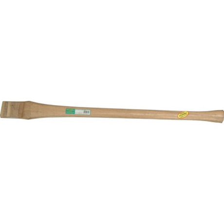 Double bit axe handle with ergonomic design, 910mm, ideal for forestry and landscaping tasks.