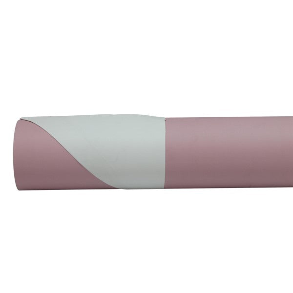 Euro Wrap Roll Two Sided Colour One Side White/One Side Champagne Pink