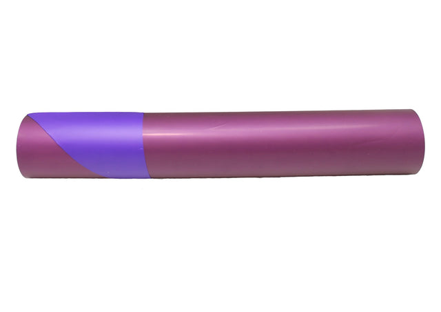 Luxurious Aubergine and Purple Pearl Wrap Roll, 60m x 60cm, perfect for elegant gift wrapping and crafting.