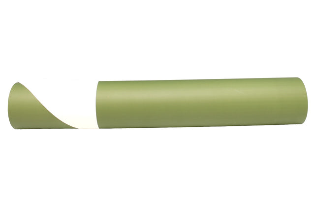 Elegant olive and cream Pearl Wrap Sheets, 50cm x 60cm, 50 pack, 60-micron thick, perfect for gift wrapping and crafts.