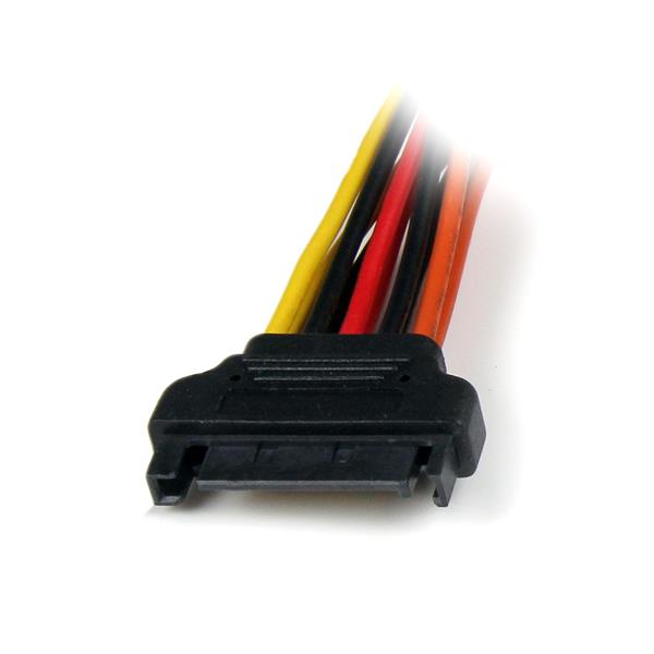 15cm (6in) Latching SATA Power Y Splitter Cable Adapter - M/F