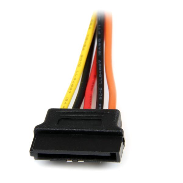 15cm (6in) Latching SATA Power Y Splitter Cable Adapter - M/F