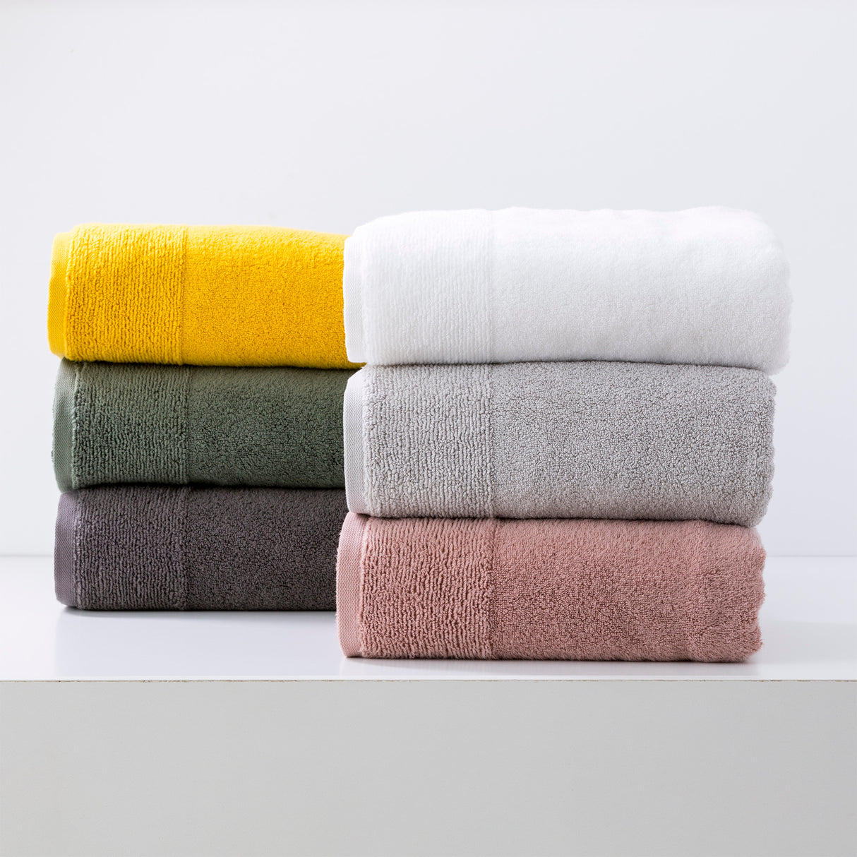 Renee Taylor Aireys 650 GSM Zero Twist 2 Pack Bath Sheet Nickel