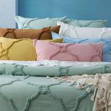 Moroccan Cotton  Vintage  Tufted  European P/Case Blush