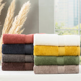 Renee Taylor Stella 650 GSM Super Soft Bamboo Cotton 14 Piece Cocoa