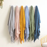 Renee Taylor Newland Polyester Chenille Throw 130 x 170cms Opal