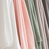 Renee Taylor Cambridge 650 GSM Textured 4 Pack Bath Towel Eucalyptus