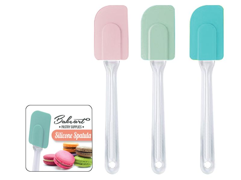 Silicone Spatula - BakeArt Transparent Handle (24 Units)