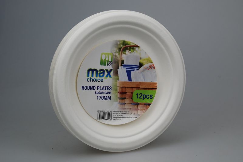Eco Round Plates - MC 17cm (576pcs)