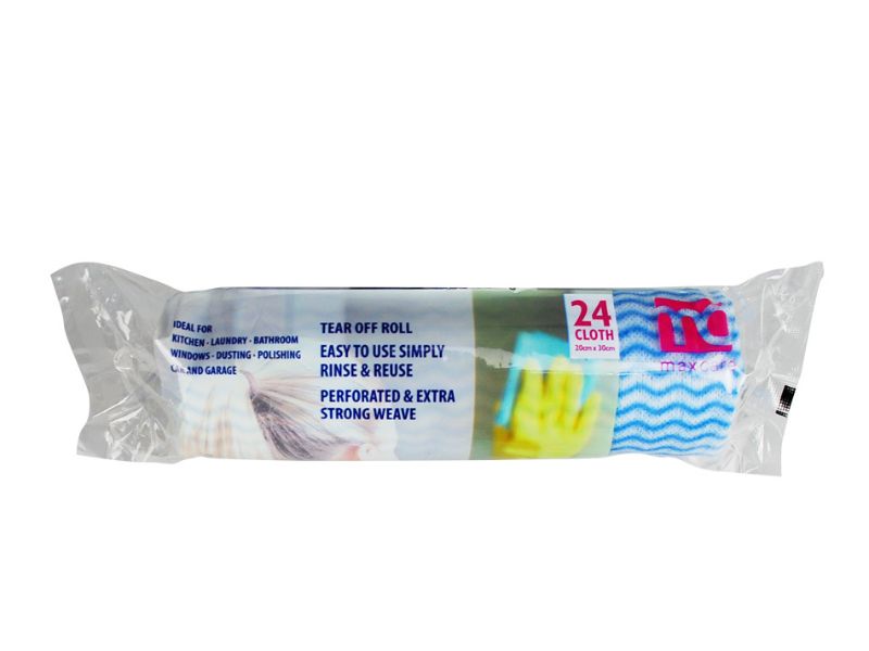 All Purpose Cloth on a Roll - Maxcare (24 Packs)