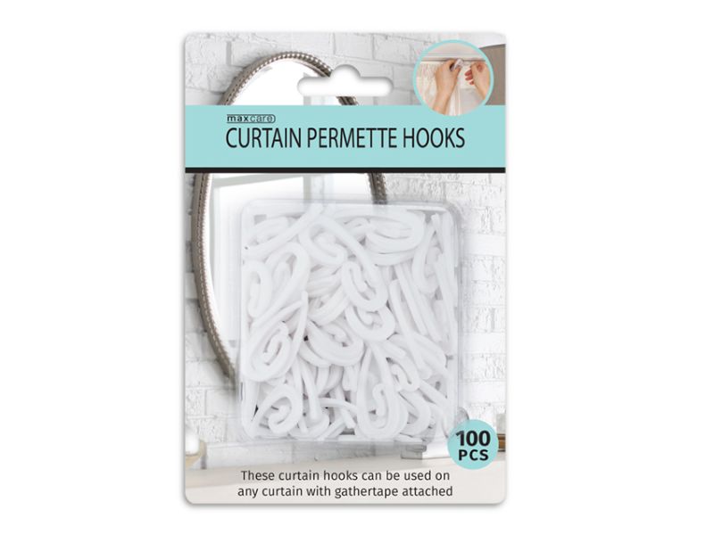 Curtain Permette Hooks - MC (24 Packs)