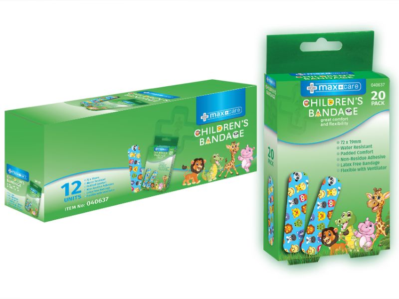 Children's Bandages - MC (12 Packs)