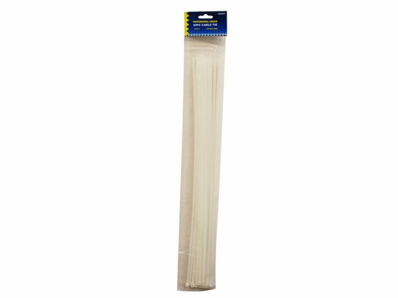 Cable Ties - White 50cm (24 Packs)