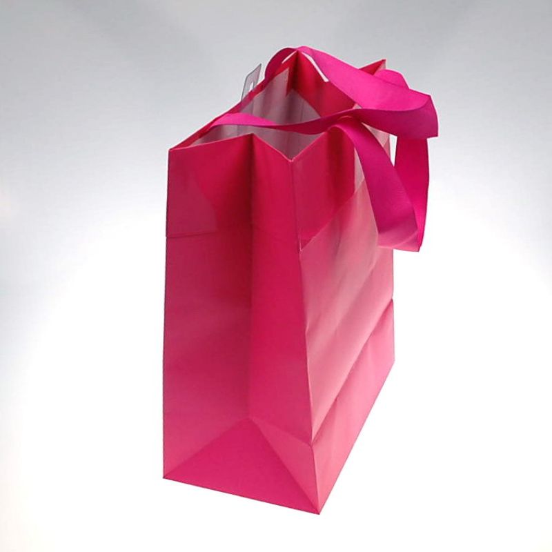 Paper Gift Bag - Pink Large 53.4cm (Set of 10)