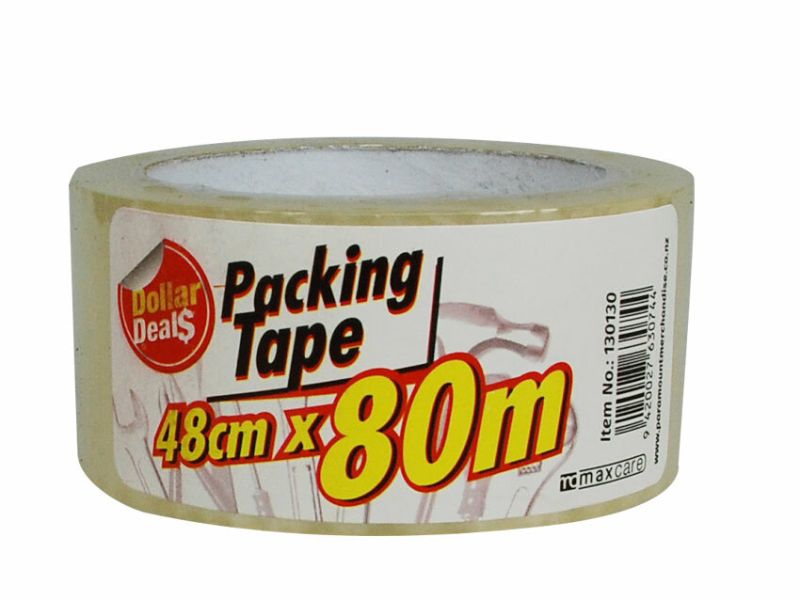 Packaging Tape - Dollar Deal Clear 80m (Set of 6)