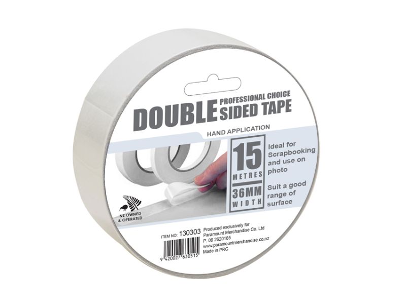 Double Sided Tape - 15m (Set of 6)