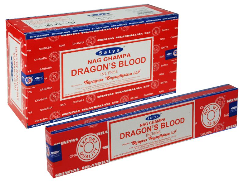 Incense - Satya Dragon's Blood 15gms (12 Packs)