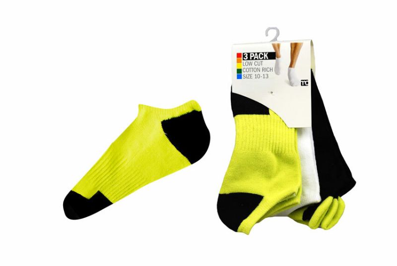 Men Socks - Cushion Foot Low Cut 10-13# (15 Pairs)