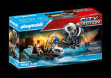 Playmobil Police Jet Pack with Boat