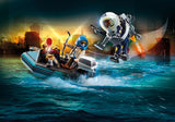 Playmobil Police Jet Pack with Boat