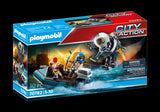 Playmobil Police Jet Pack with Boat