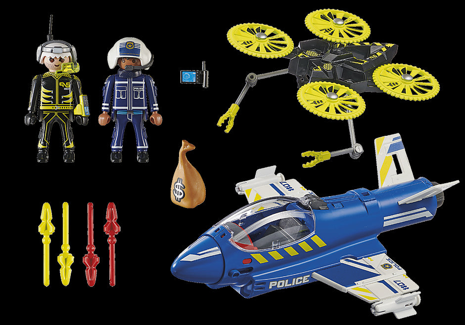 Playmobil Police Jet with Drone