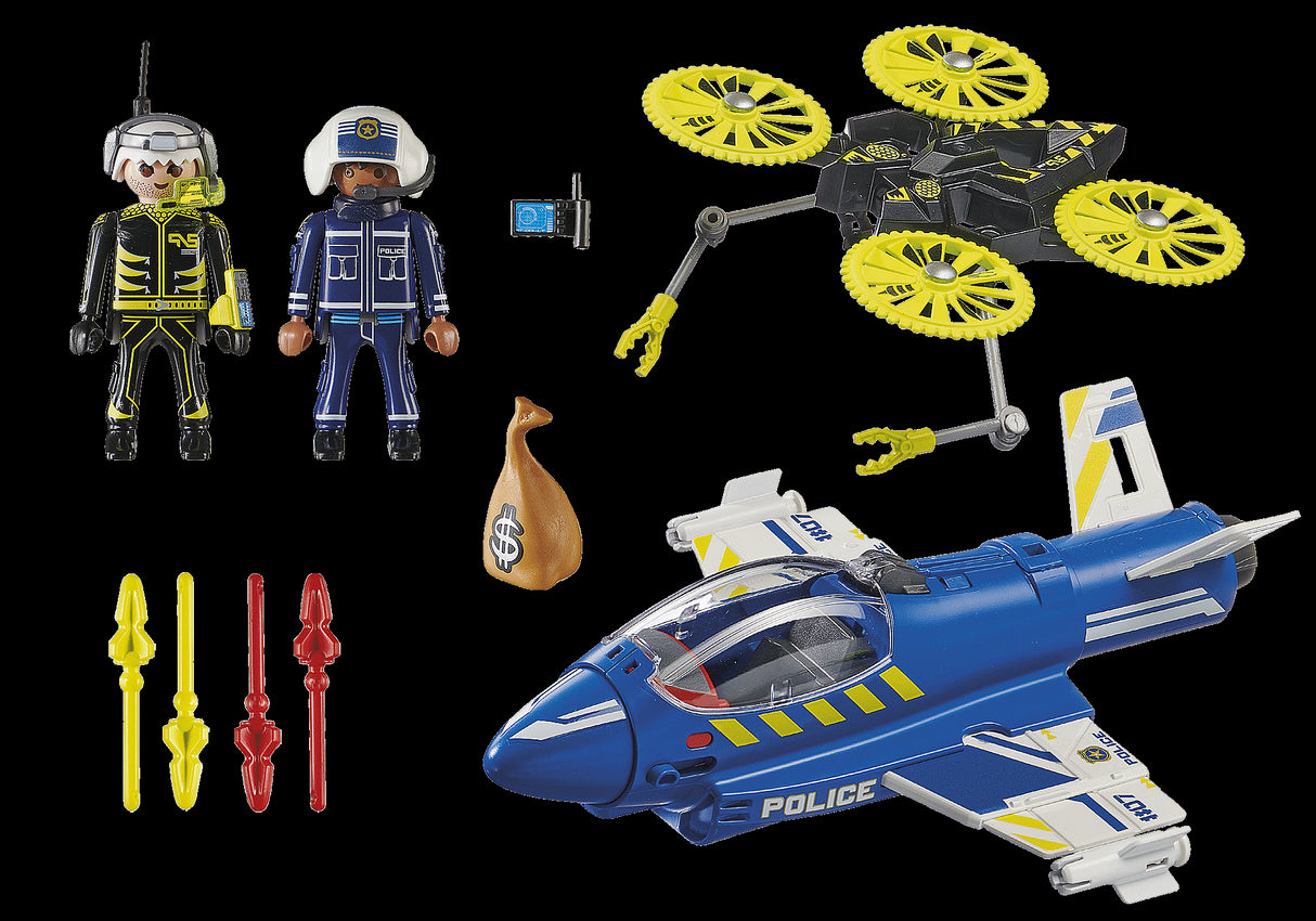 Playmobil Police Jet with Drone