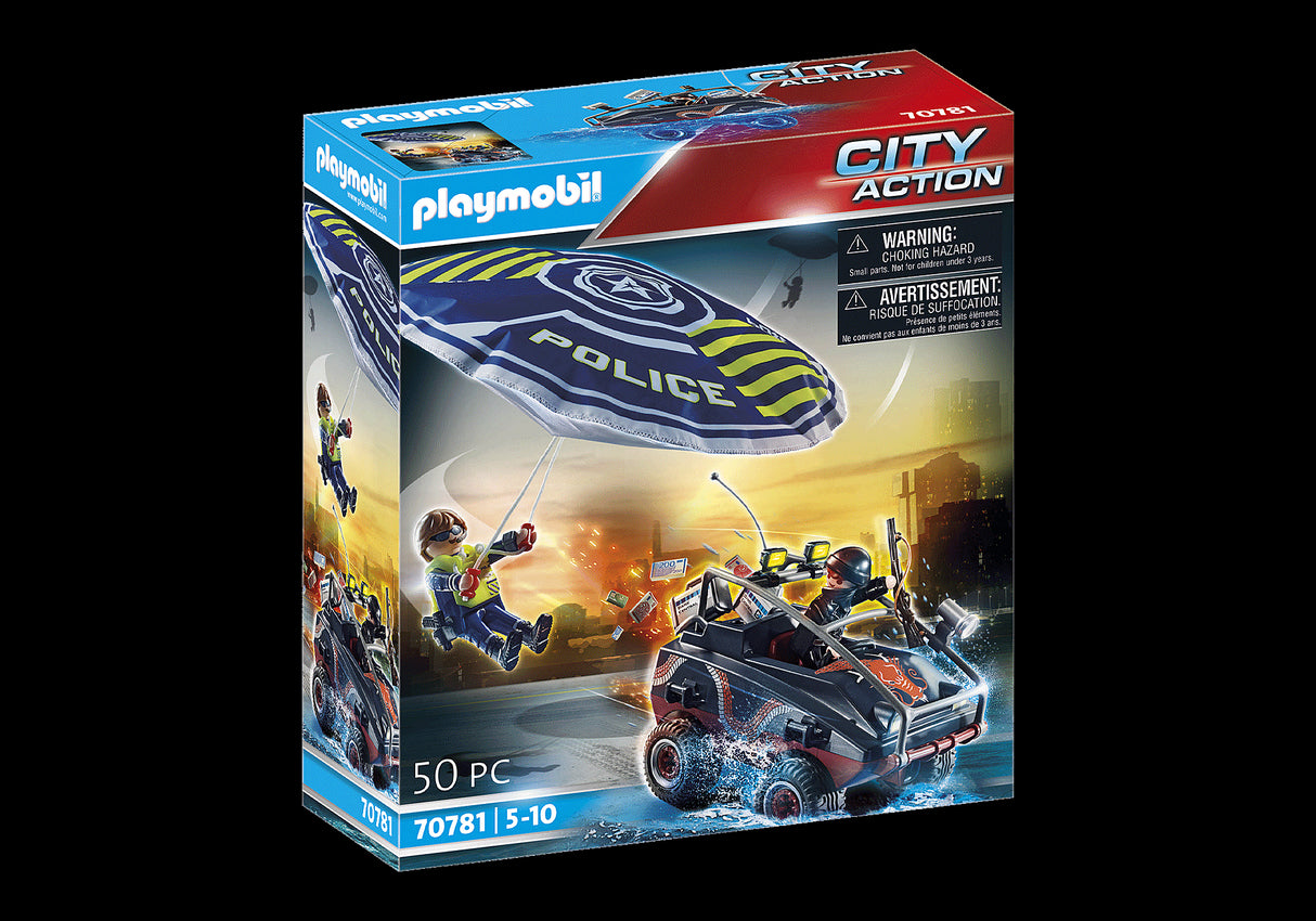 Playmobil Police Parachute with Amphibious Vehicle