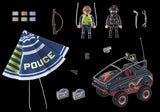 Playmobil Police Parachute with Amphibious Vehicle