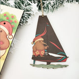 Pop-Out Ornaments: Kiwi Xmas Set 4 POP-OUT Ornaments