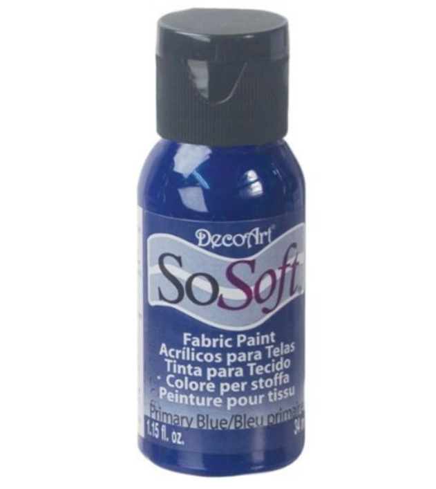 So Soft Fabric Acrylic 1oz Primary Blue