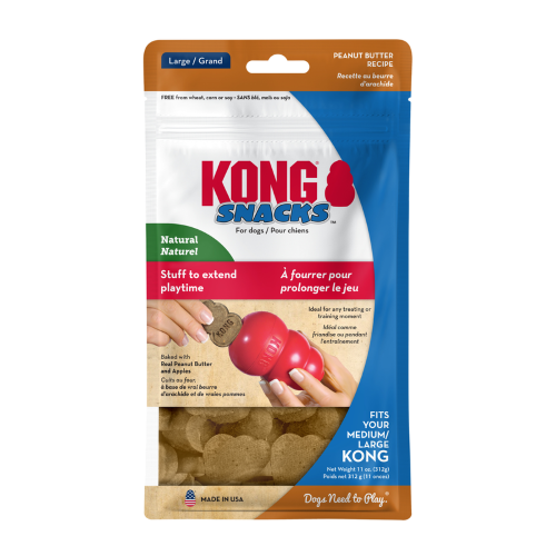 Dog Treat - KONG Snacks Peanut Butter Large (300g)