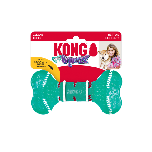 Dog Toy - KONG Squeezz Dental Bone