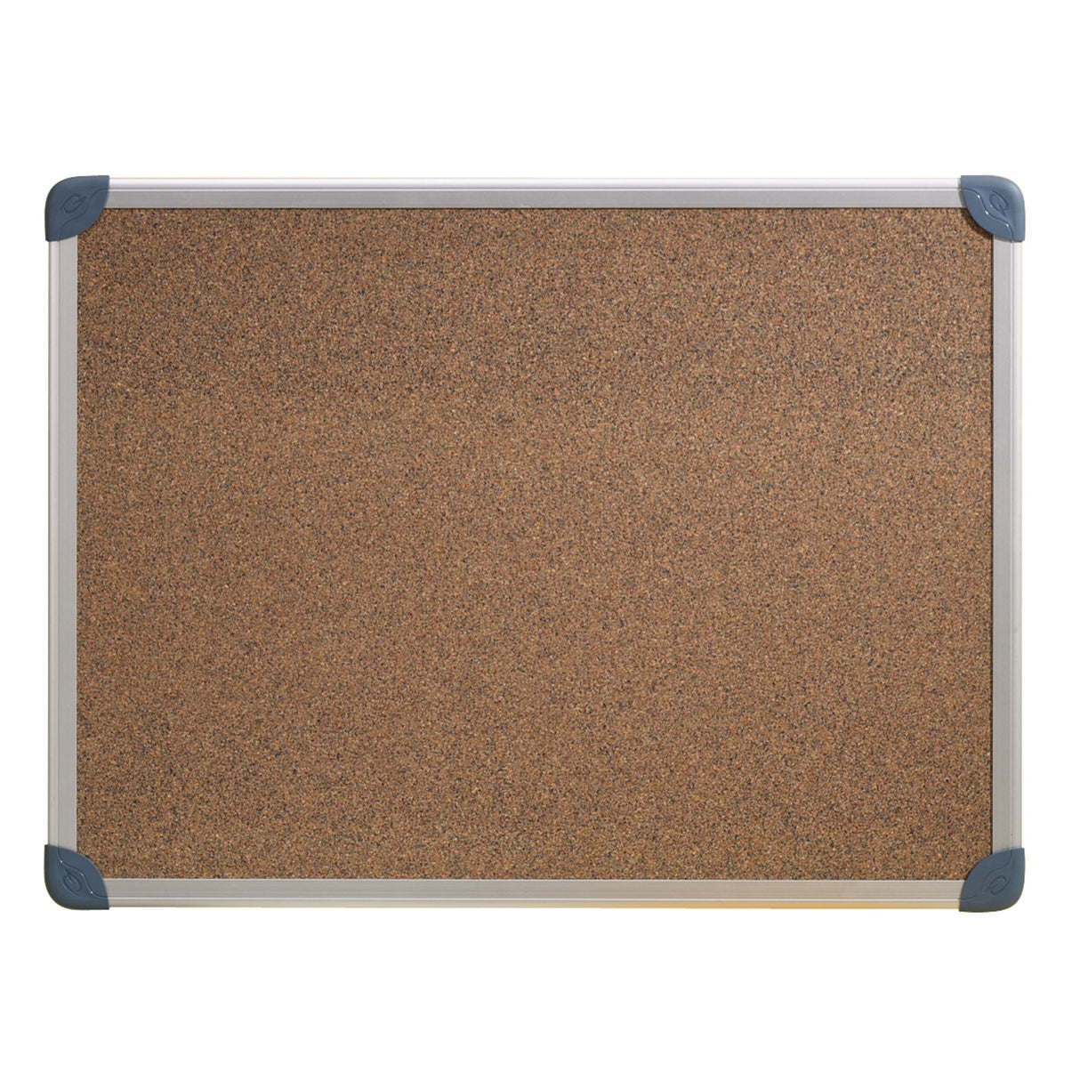 Quartet Penrite corkboard 1200x900mm in aluminum frame, featuring self-healing surface for notes and photos, perfect for offices.