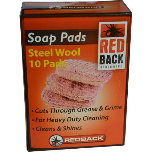 Steel Wool Soap Pads Pack Of 10